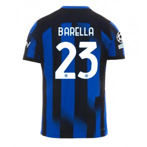 Inter Milan Nicolo Barella #23 Domaci Dres 2023-24 Kratak Rukavima